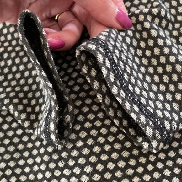 Eddie Bauer Black and White or Gray Pullover Partial Zip Top S - Picture 6 of 17